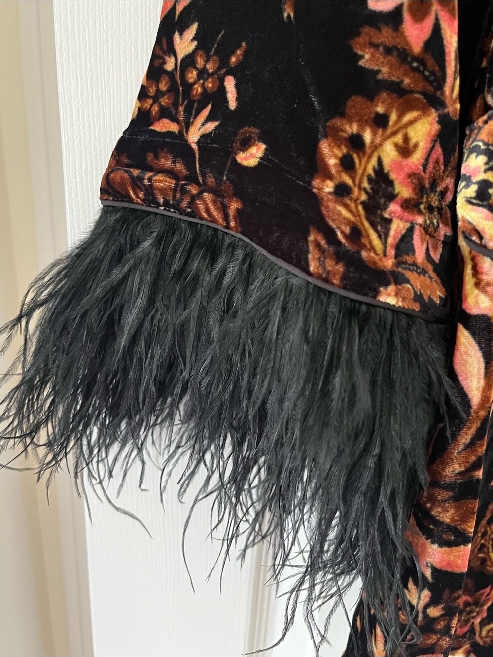Cara Cara Venezia Jacket and Firenze Pant Set in Luxe Printed Velvet, Size 2, XS - Picture 5 of 16